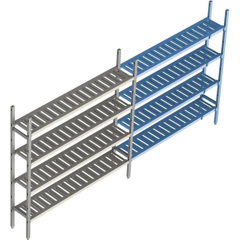 Стеллаж модульный линейный дополнительный POLAIR LOAD.ME POLY 18AL.4PP40.15Е